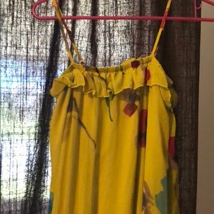 Summer floral maxi dress